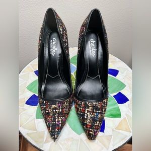 Tweed pumps by Charles David